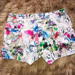 Bright Floral Express Shorts size 8